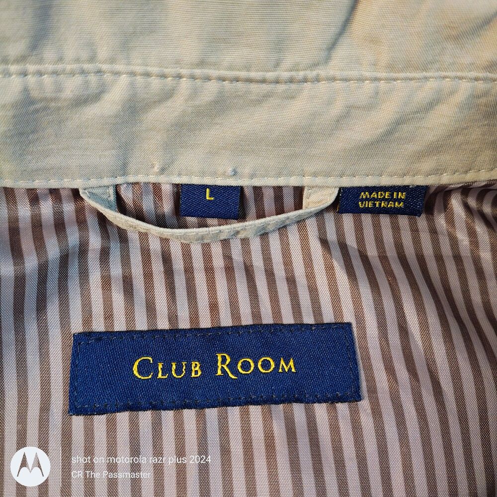 Vintage Club Room Logo "Member's Only" Bomber Jacket Size US L - Picture 10 of 10